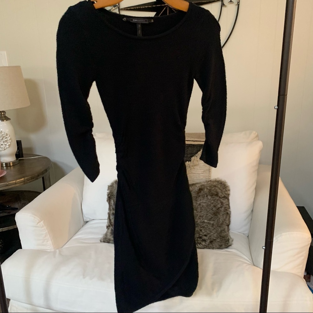 Black sweater dress